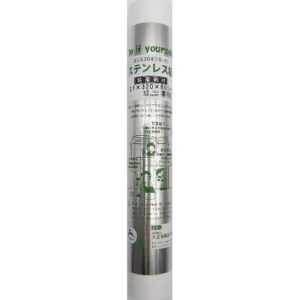 粘着剤付　ステンレス SUS304　0.1×320×600mm　巻板　R233