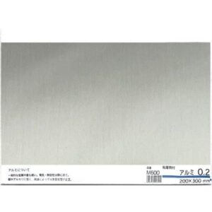 粘着剤付　アルミ　0.2×200×300mm　ミニ　M600
