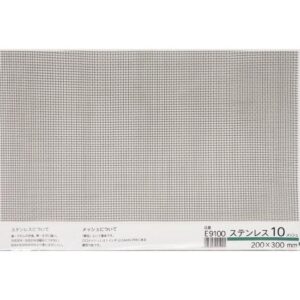 ステンレス SUS304　メッシュ　10m/s×200×300mm　ミニ　E9100