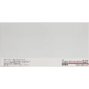 粘着剤付　カラー　トタン　ホワイト　スリム　0.27×150×300mm　L9085
