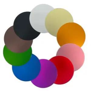 カラー　アルミ　サークル　0.5×Φ55mm　3枚入